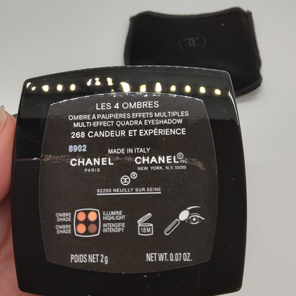 CHANEL Les 4 Ombres Multi-Effect Quadra Eyeshadow Palette NIB 2g - Picture 5 of 8